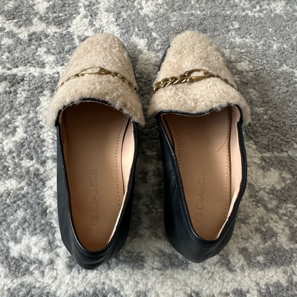 Coach Helena Sherpa Loafers Size 5 - Picture 5 of 5